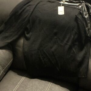 Classic Black Long-Sleeve Top